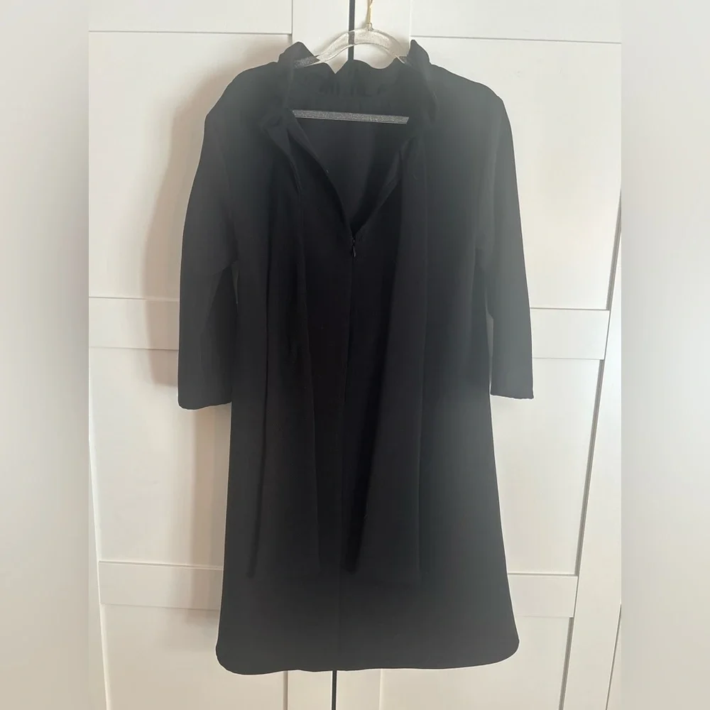 Tuckernuck Pomander Place Daphne Dress Black size small minimalist chic holiday